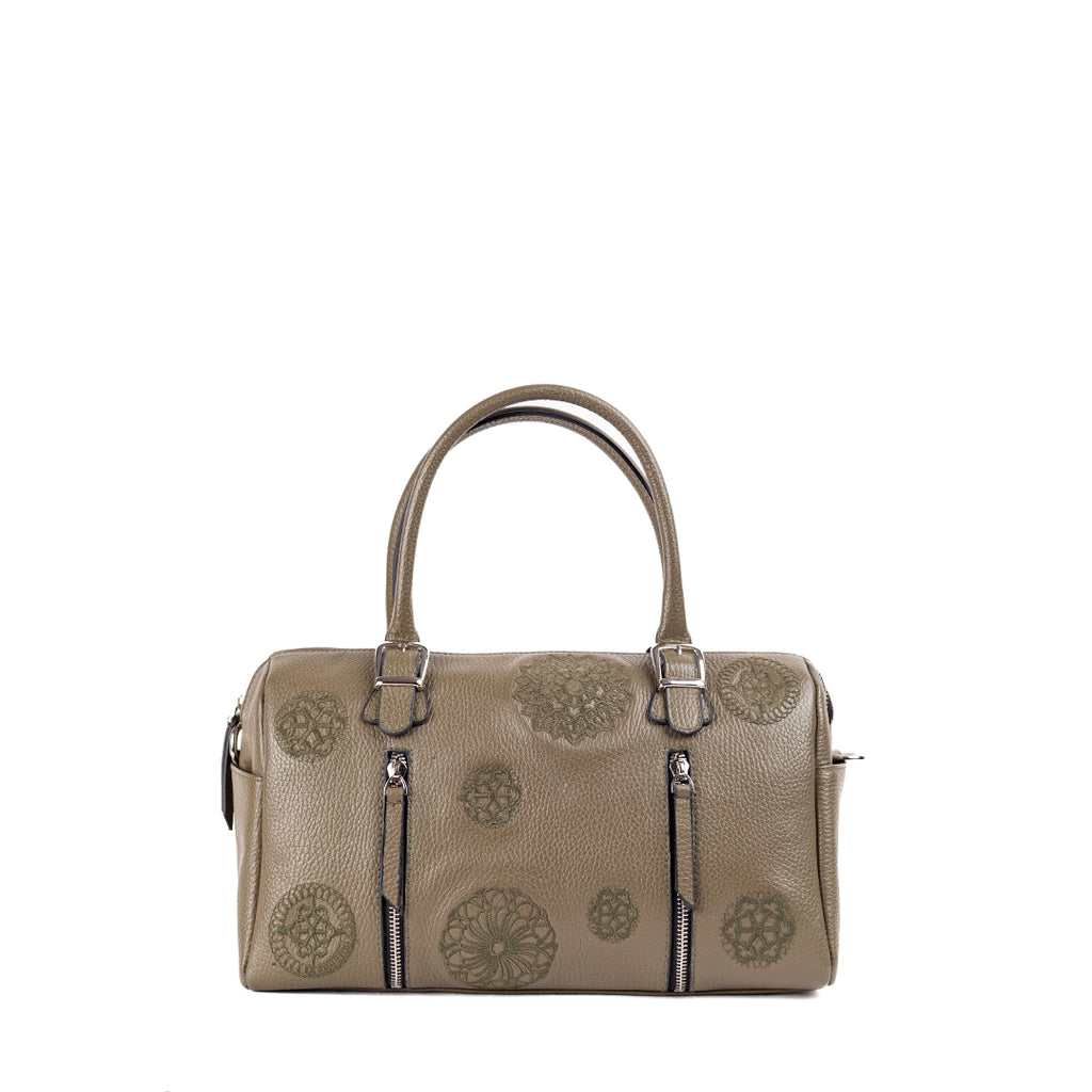 Elegant Olive Leather Purse – SENTA by Zayaeg