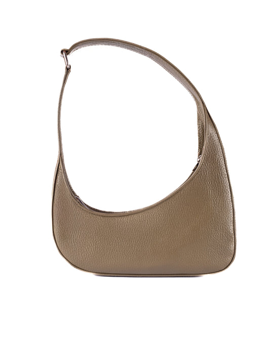 Ella Genuine Leather Olive Bag – Elegant Natural Leather Handbag | Zayaeg