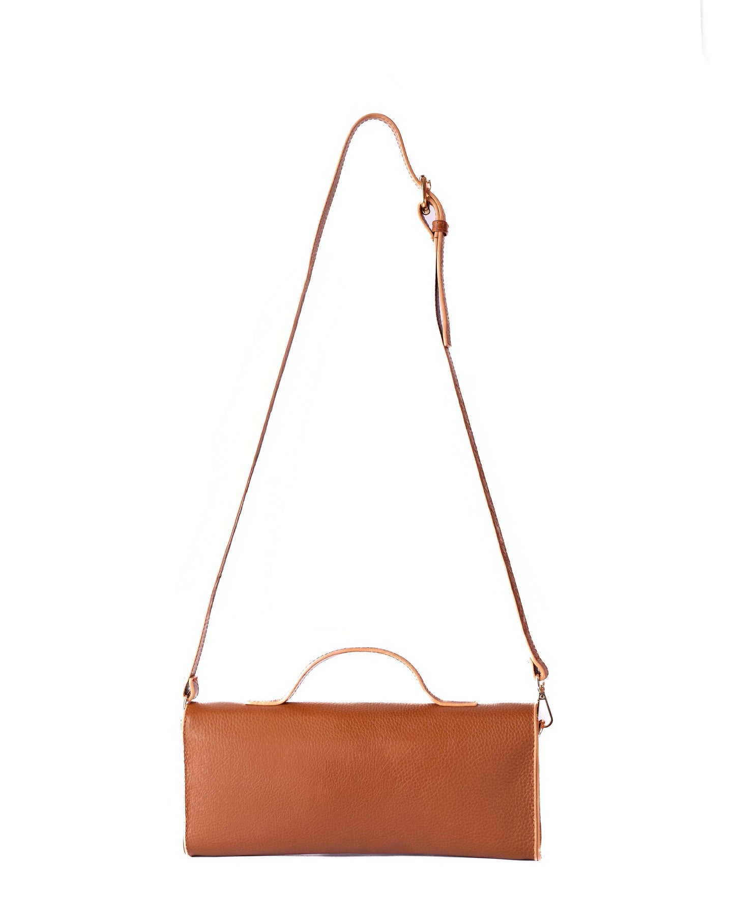 Lana Genuine Leather Camel Bag – Premium Natural Leather Handbag | Zayaeg