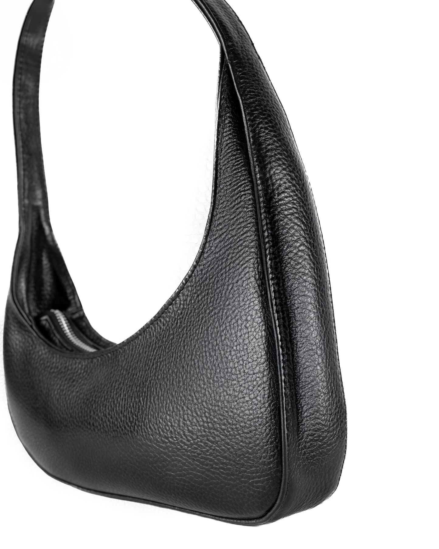 Ella Genuine Leather black Bag – Handcrafted 100% Natural Leather by Zaya