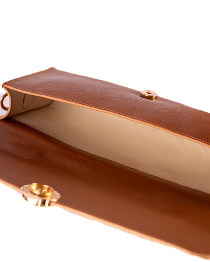 Lana Genuine Leather Camel Bag – Premium Natural Leather Handbag | Zayaeg