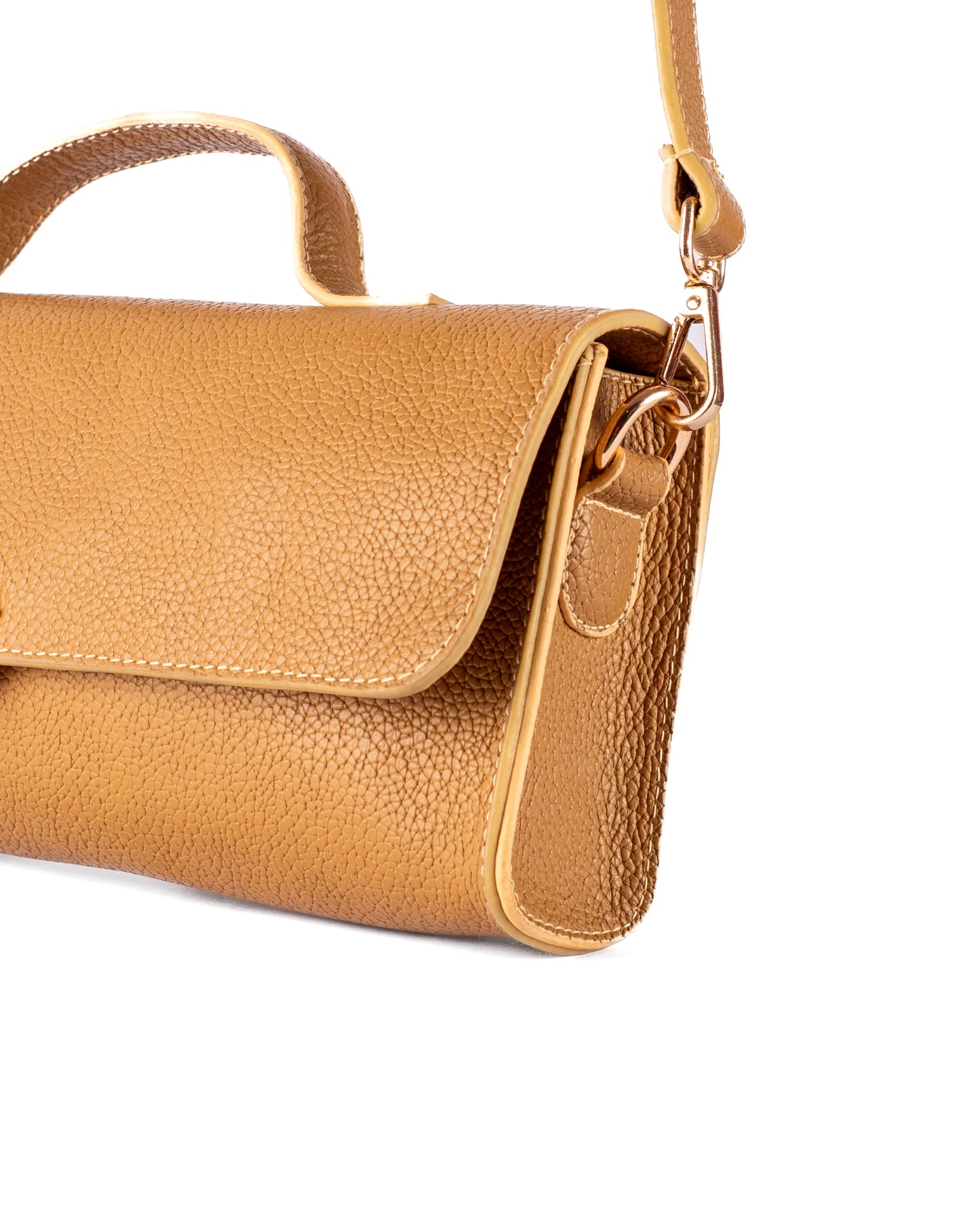 Lana Genuine Leather beige Bag – Premium Natural Leather Handbag | Zayaeg