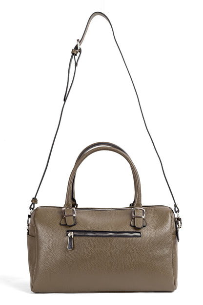 Elegant Olive Leather Purse – SENTA by Zayaeg