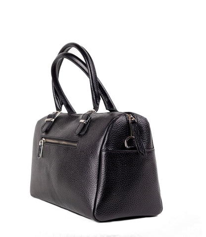 SENTA Genuine Leather Black Bag – Premium Natural Leather Handbag | Zayaeg