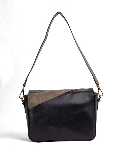 BAGEV Genuine Leather Gray Bag – Premium Natural Leather Handbag | Zayaeg