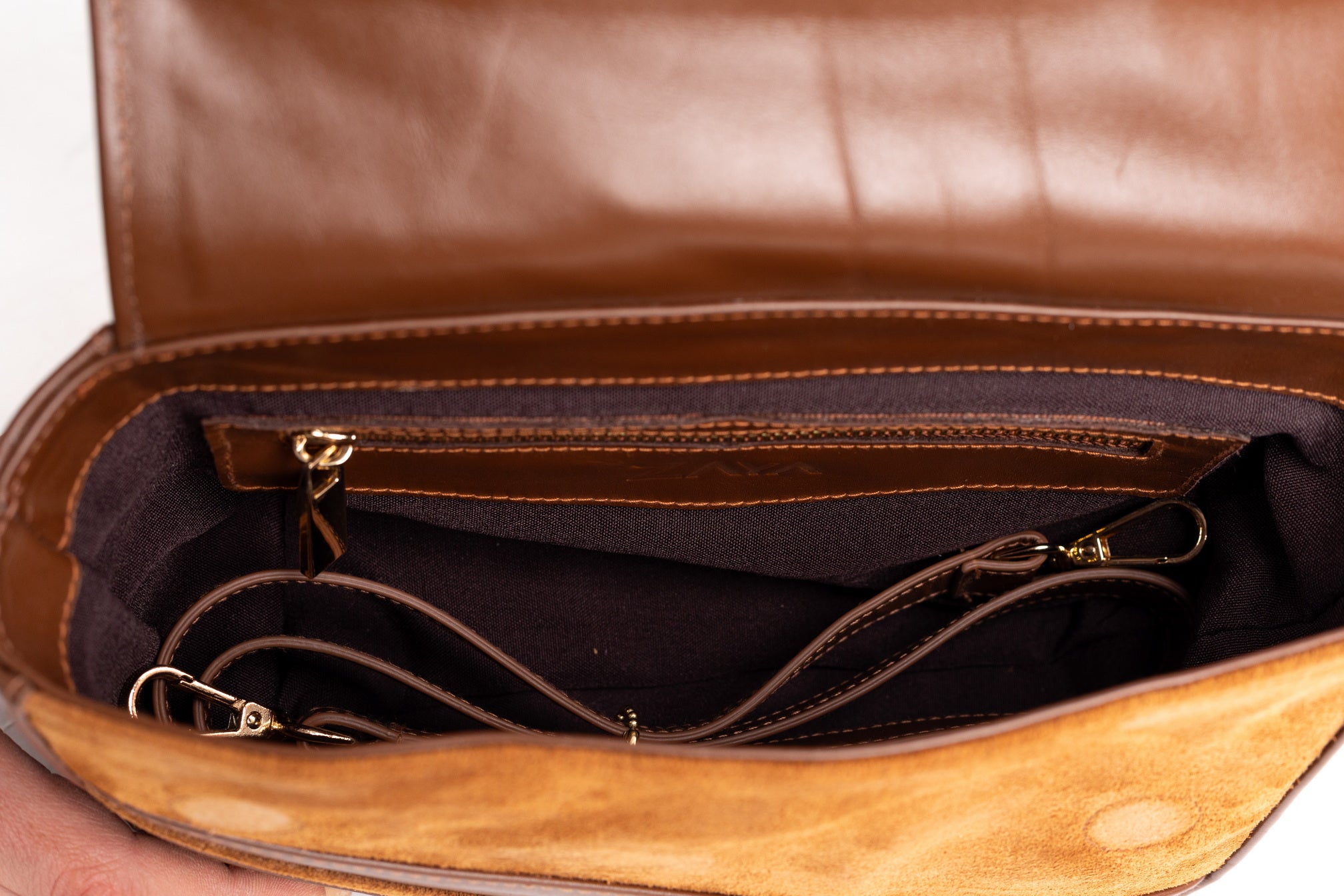 Premium Camel Leather Handbag – BAGEV Collection by Zayaeg