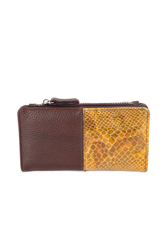 ALLURE Genuine Leather Brown Wallet – Handcrafted by Zayaeg