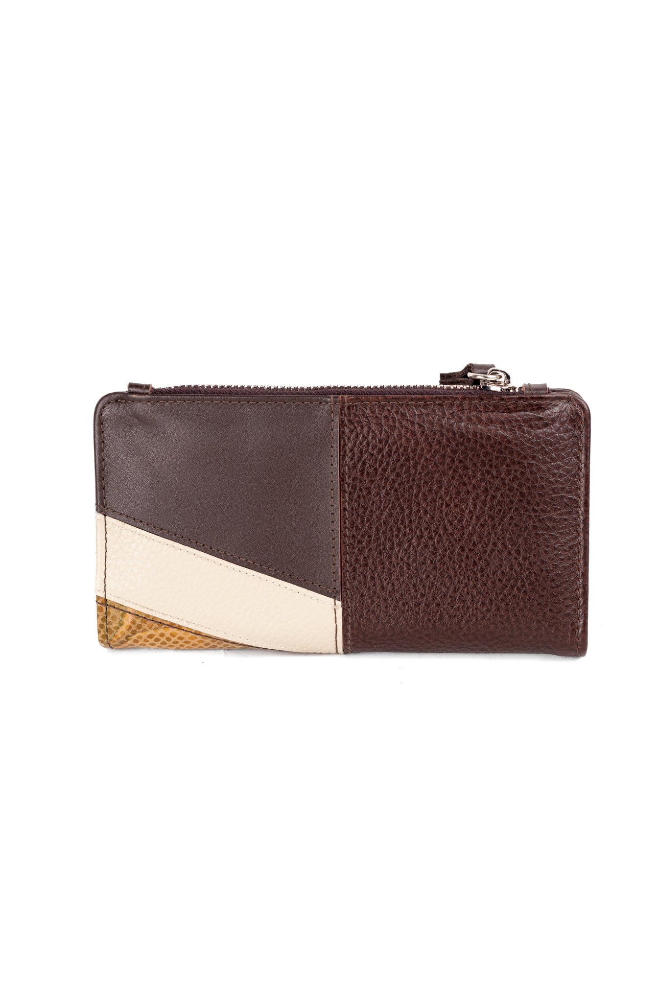 ALLURE Genuine Leather Brown Wallet – Handcrafted by Zayaeg