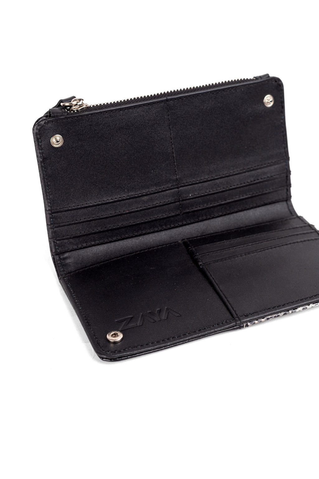 Elegant Black Leather Wallet – ALLURE by Zayaeg