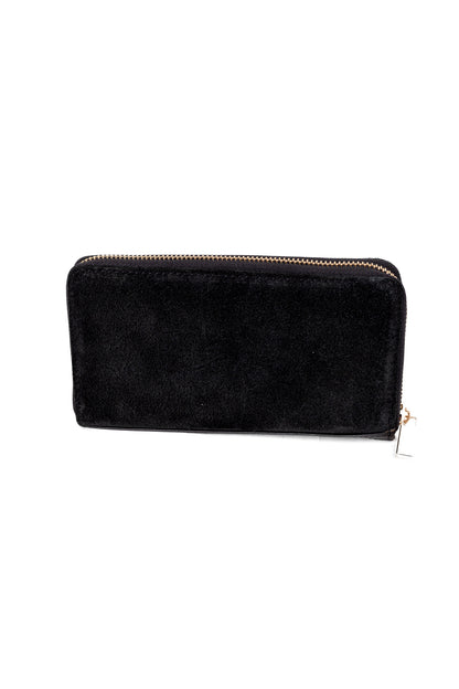 ELORA Genuine Leather Black & Light Brown Wallet – Premium Natural Leather Wallet | Zayaeg