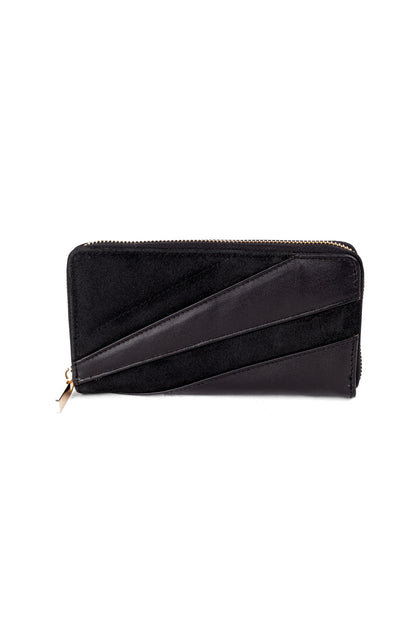 ELORA Genuine Leather Black & Light Brown Wallet – Premium Natural Leather Wallet | Zayaeg