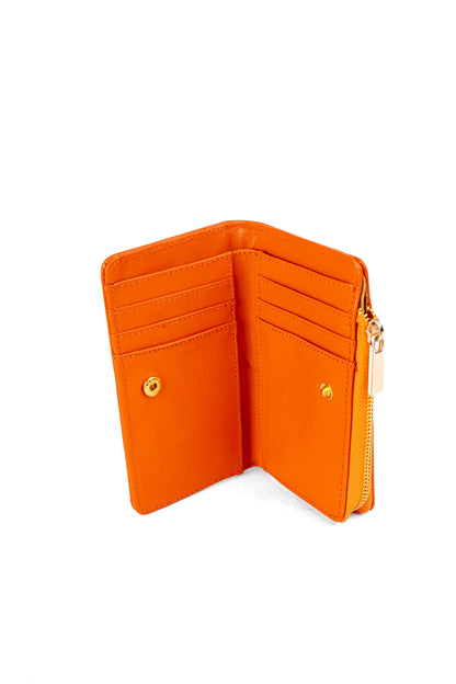 LUNA Genuine Leather Orange Wallet – Premium Natural Leather Wallet | Zayaeg
