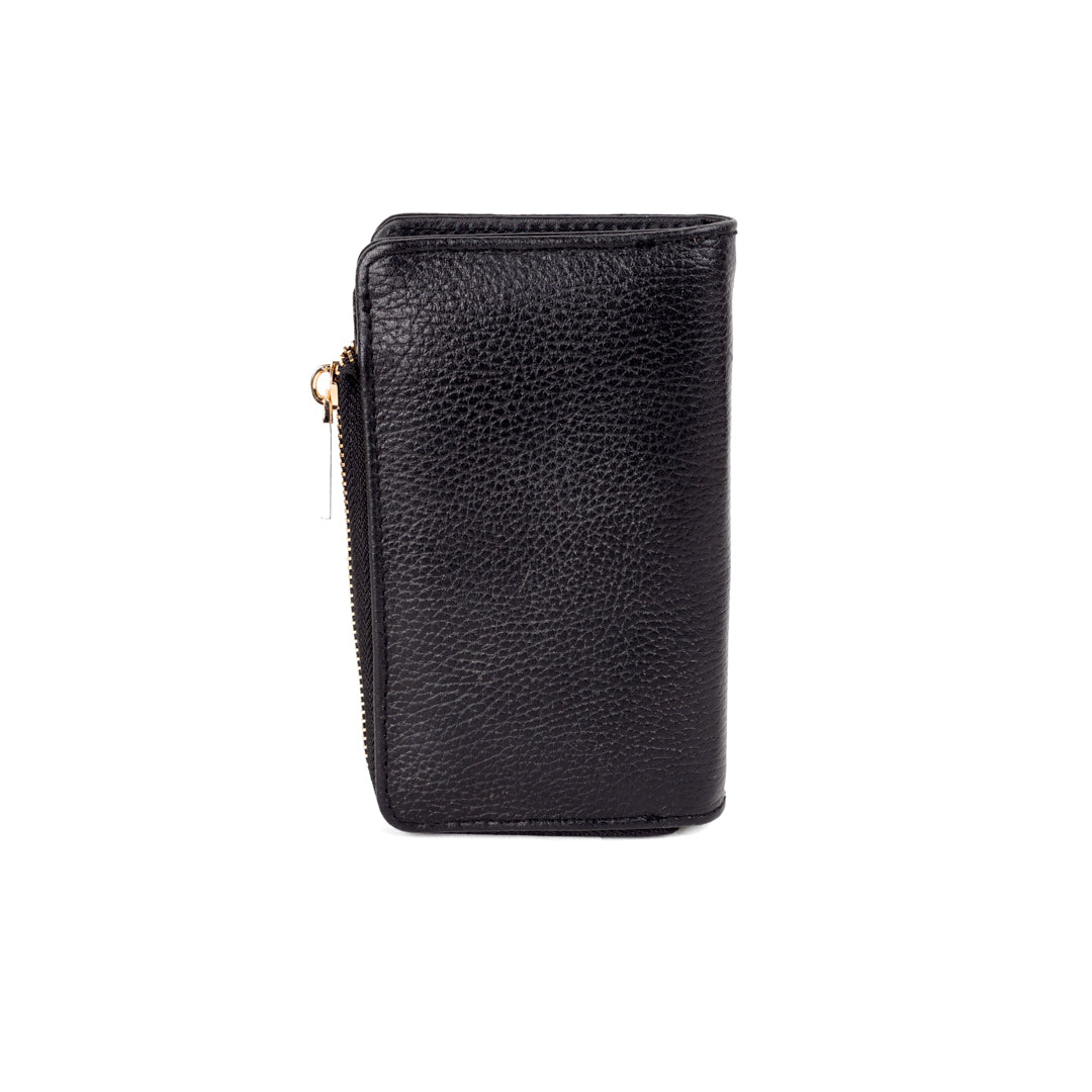 Zayaeg LUNA Black Wallet – Luxury Natural Leather Wallet