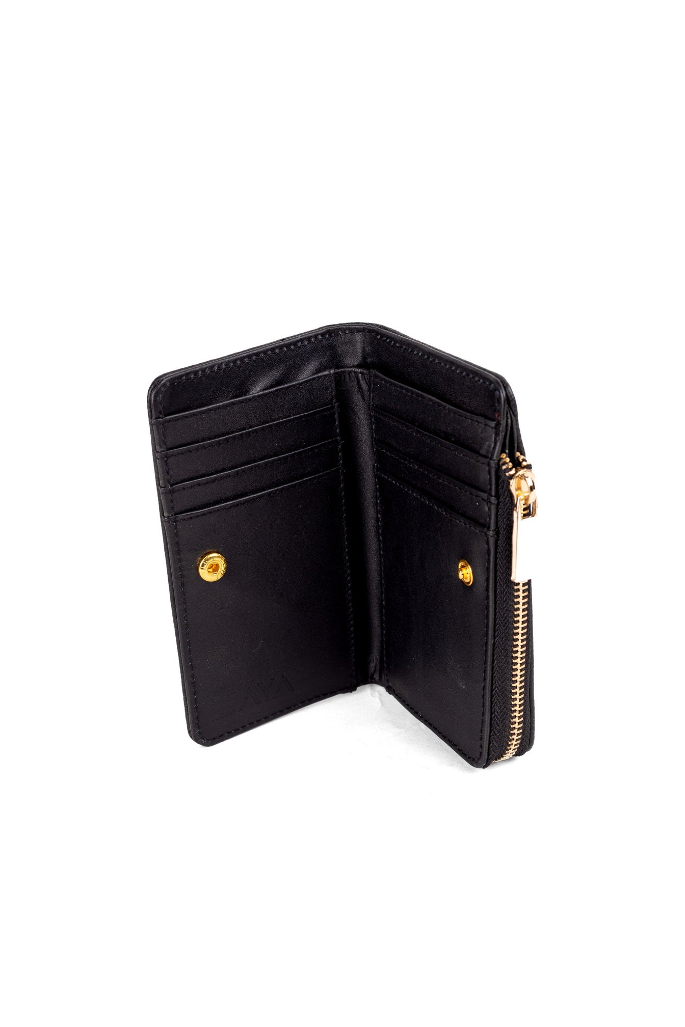 LUNA Genuine Leather Black Wallet – Premium Natural Leather Wallet | Zayaeg