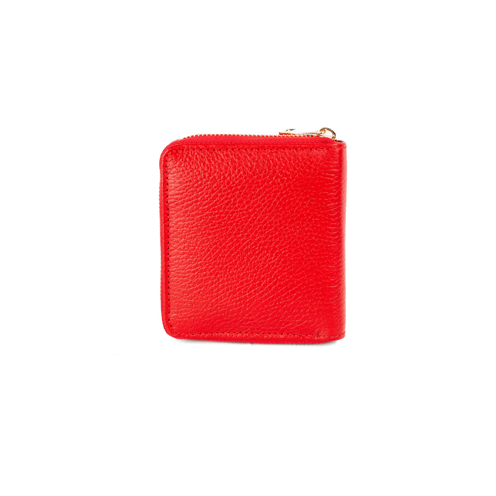Zayaeg VELLARA Red Wallet – Luxury Natural Leather Wallet