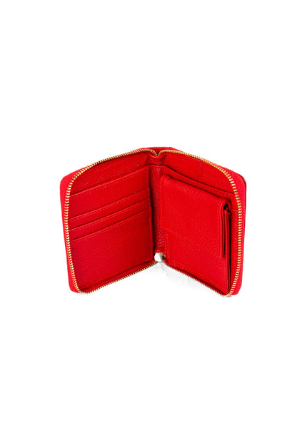 VELLARA Genuine Leather Red Wallet – Premium Natural Leather Wallet | Zayaeg
