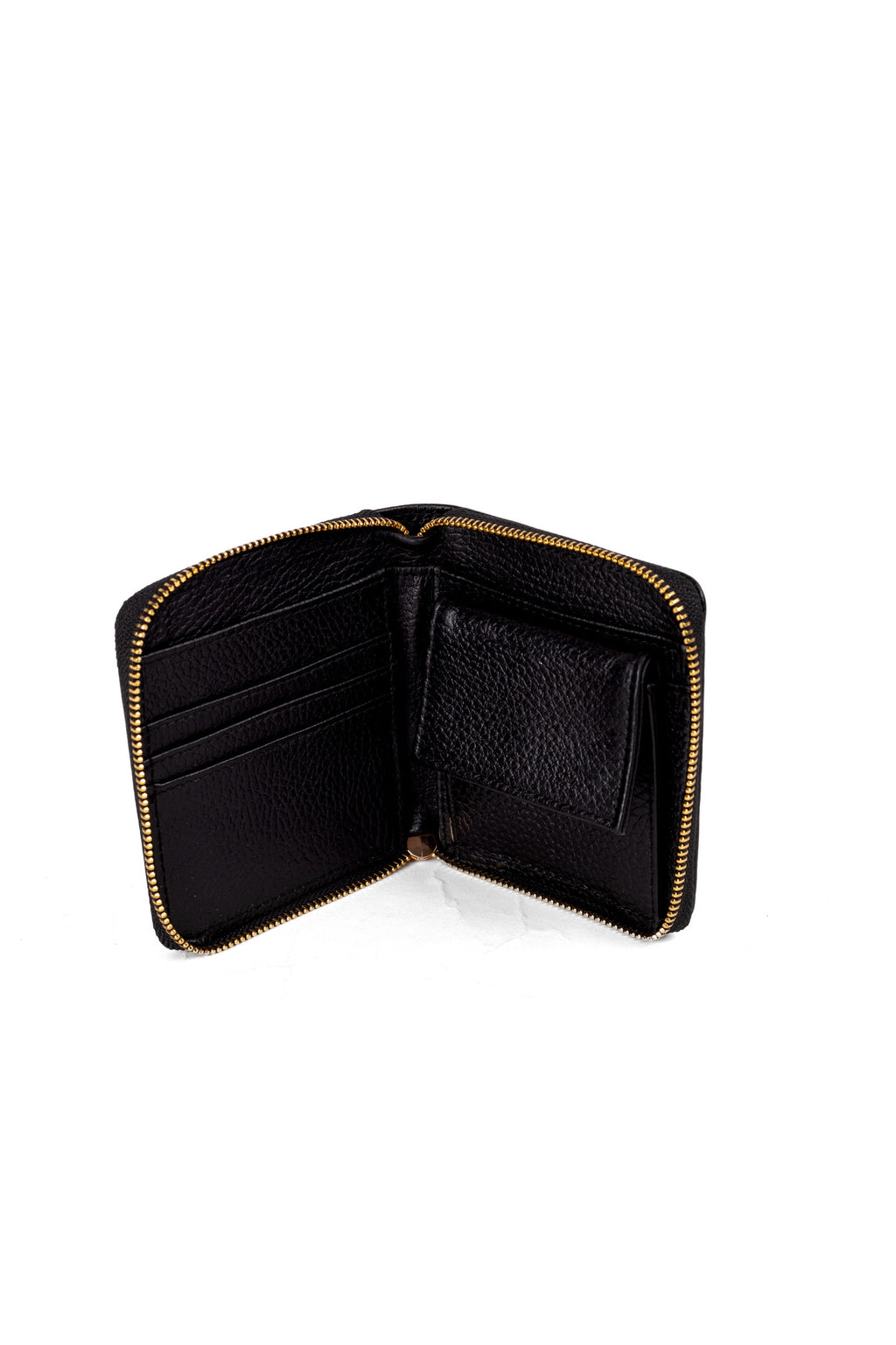 VELLARA Genuine Leather Black Wallet – Handcrafted by Zayaeg
