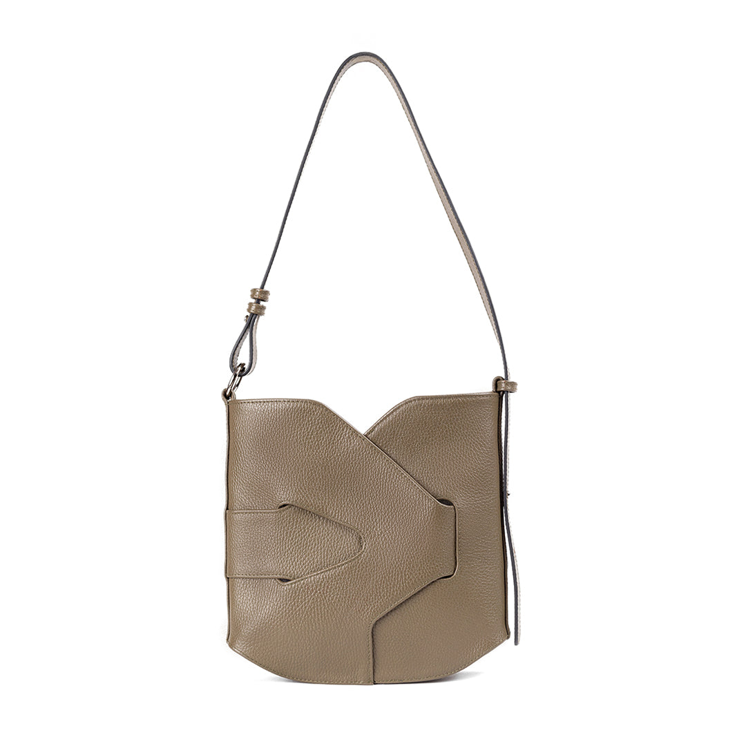 SPILLA Genuine Leather Olive Bag – Premium Handbag by Zayaeg