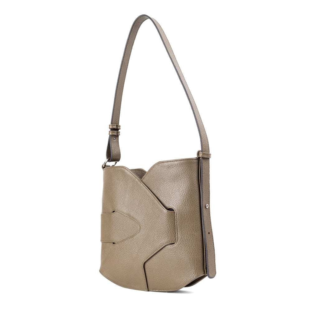 SPILLA Genuine Leather Olive Bag – Premium Handbag by Zayaeg