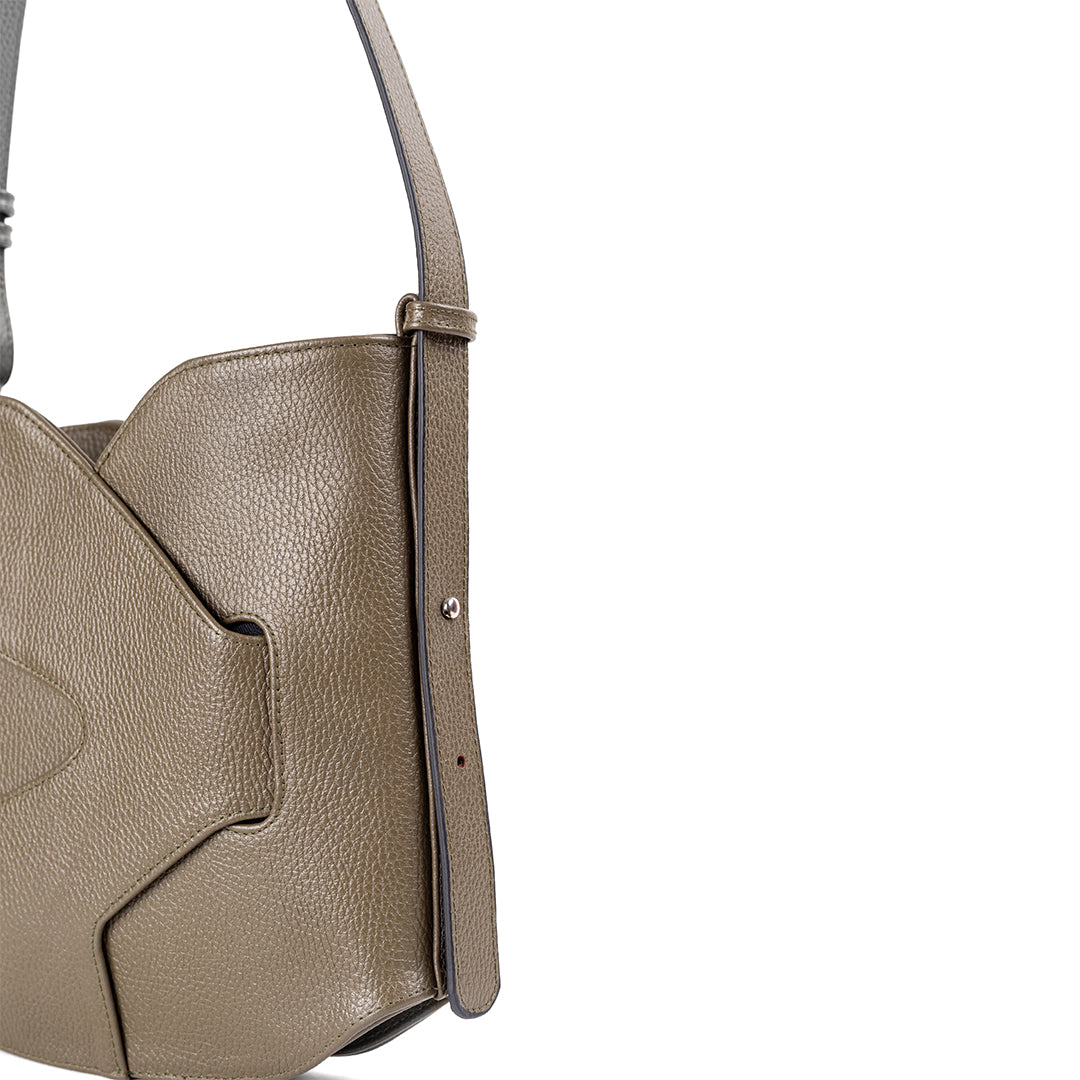 SPILLA Genuine Leather Olive Bag – Premium Handbag by Zayaeg