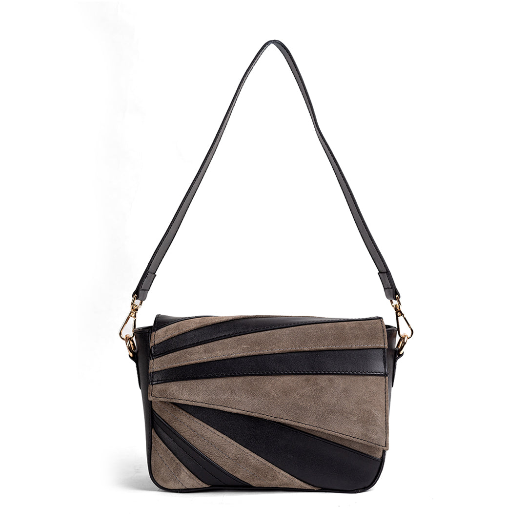 Zayaeg BAGEV Gray Bag – Luxury Natural Leather Handbag