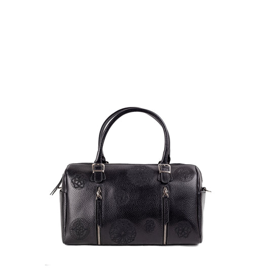 SENTA Genuine Leather Black Bag – Premium Natural Leather Handbag | Zayaeg