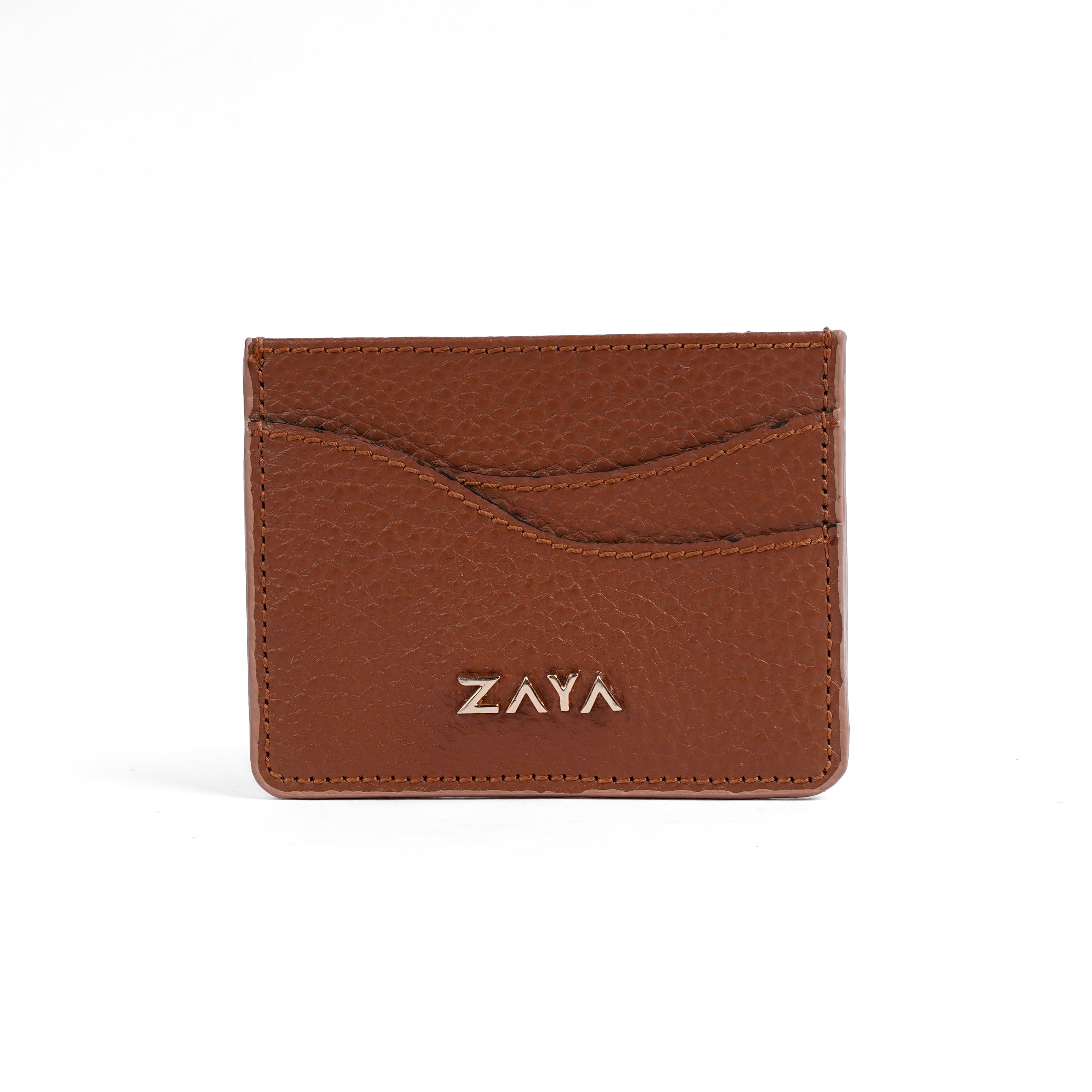 Havan Genuine leather cardholder with 'ZAYA' branding on a white background