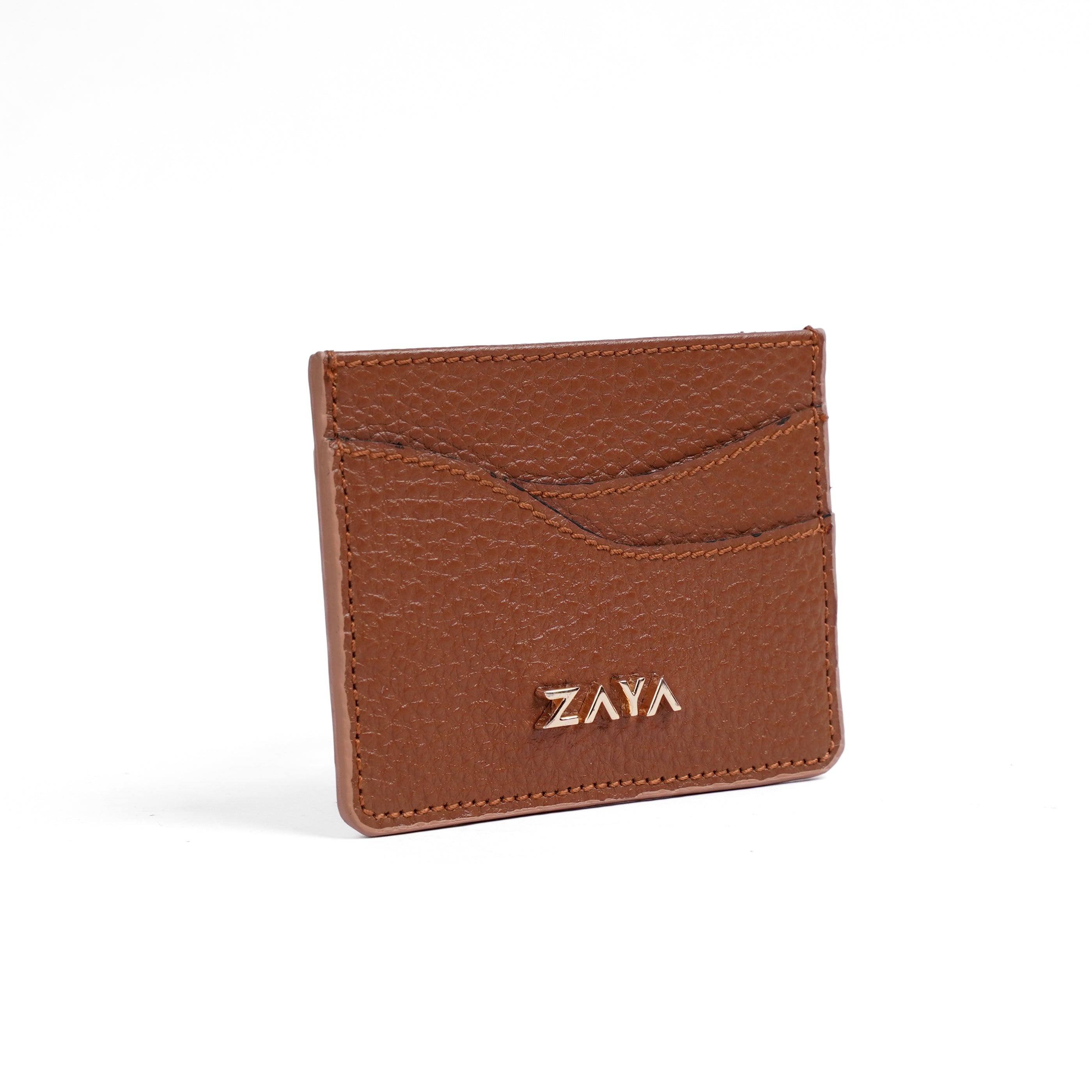 Havan Genuine leather cardholder with 'ZAYA' branding on a white background