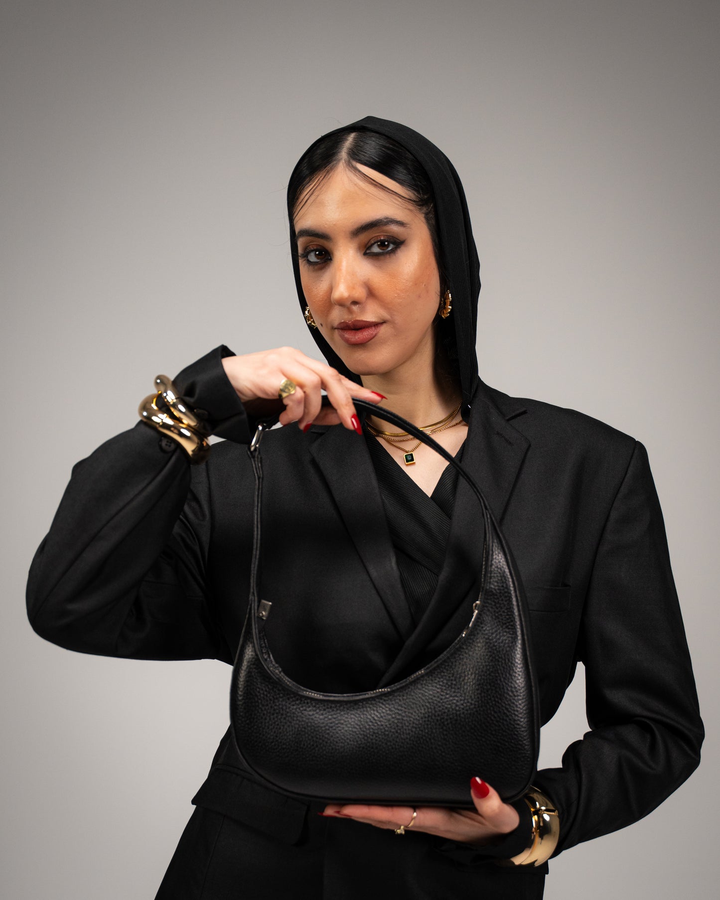 Ella Genuine Leather black Bag – Handcrafted 100% Natural Leather by Zaya